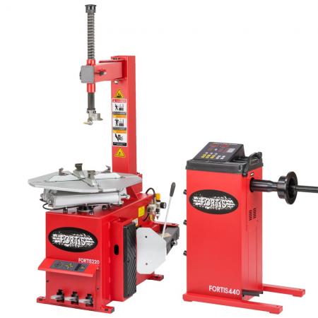 Semi-Automatic Tyre Machine and Balancer package